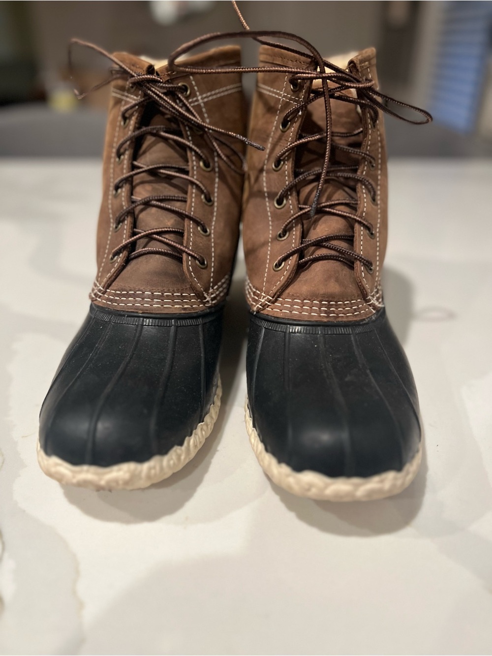 L.L. Bean Limited Edition Shearling Bean Boot Lace-Up Waterproof Never worn